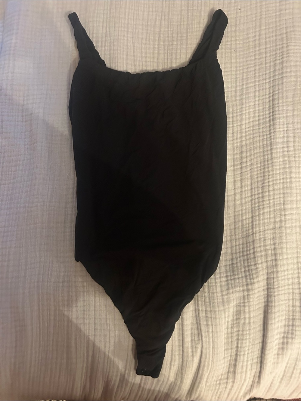 Quince size Medium Black One-Piece Bodysuit